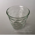 Cone glass candle cup